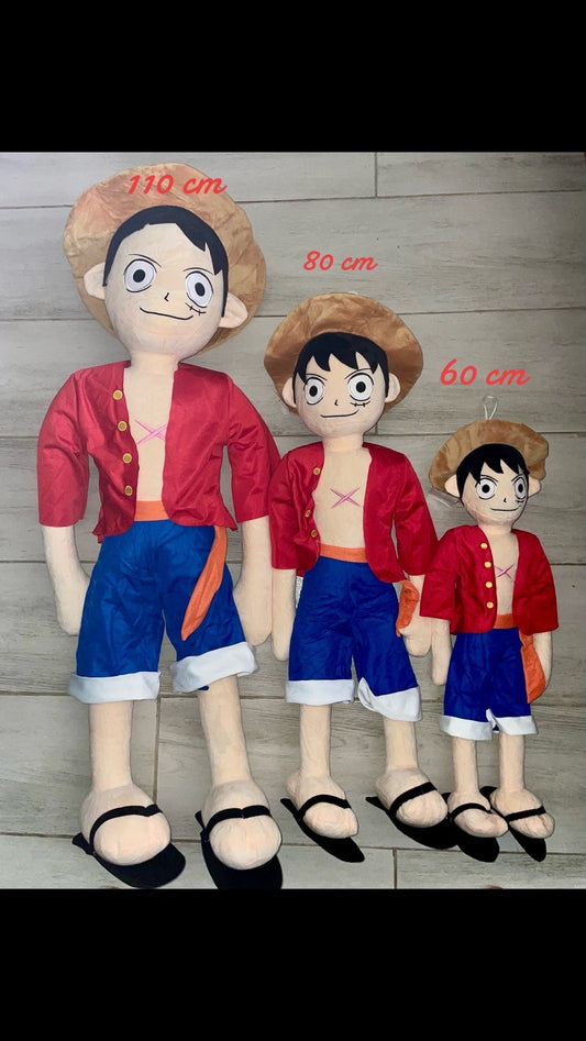 Peluche Luffy one piece 60 / 80 / 110 cm